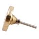 Cream Round  Metal And Bone Knob Online